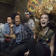 Fans go nuts on the new Guardians of the Galaxy ride. Image: Scott Brinegar/Disneyland Resort